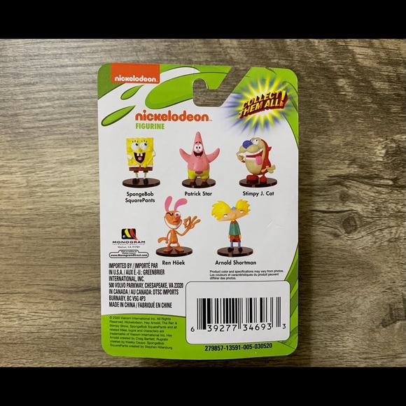 🎇 Ren & Stimpy Nickelodeon Mini Figures 🎆🦠 - Picture 2 of 2